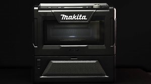 The 40V max XGT® Microwave, (MW001GZ) is a portable solution for providing hot food to hungry workers on job sites, enjoying outdoor activities, or wherever hot food is needed on the go. #makitatools #makitausa #makitaxgt | Makita Tools USA
