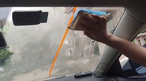 Anti-Fog Spray for Glass Car Windshield Defogger Prevents Fogging of Interior Glass, Mirrors, Windows, Shower Door with Defogging & Cleaning Sponge, Towel 4oz/120ml