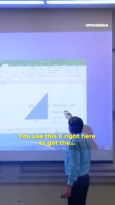 This #teacher had scratched a projector screen in a disastrous way, but he found the most #fun way to fix it. 😂 | Positive