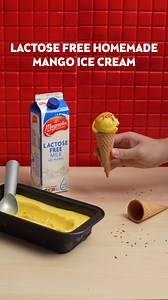 [RECIPE] With the hot weather in recent days, the time is ripe for some homemade mango ice cream. A healthy dessert for the kids (and you! 🤭) made with our Magnolia Lactose Free Milk that’s packed with Vitamins B2, B12, and D3. Ingredients: 6 egg yolks 1 cup sugar Magnolia Lactose Free Milk 400ml Mango Puree 2 tbsp Xanthan Gum Steps: 1)In a bowl of mixer, add the egg yolks, sugar and stir until mixed well. 2) In another bowl, add 3 tsp of Magnolia Lactose Free Milk into Xanthan Gum and stir the