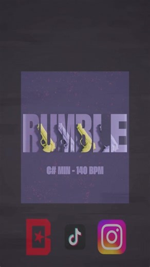 RUMBLE 🏴󠁧󠁢󠁥󠁮󠁧󠁿/🇫🇷 Hard Drill Type Beat | #shorts