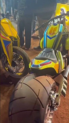 Hayabusa & Harley customised in Yellow at the IBW 2025