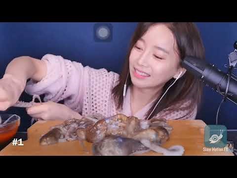eating live octopus
