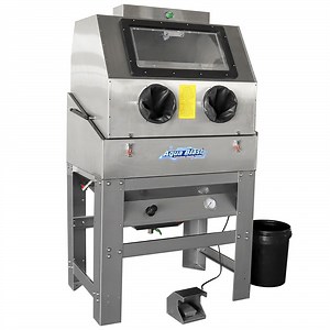 [Hot Item] 400L Stainless Steel Wet Blast Cabinet for Rust Remove Sandblaster