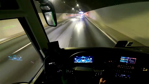 驾驶12米宇通电动巴士 挪威卑尔根巴士司机POV