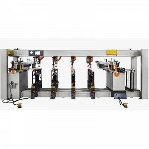 [Hot Item] Woodworking Automatic Multiple Spindle- Rows Line Multi Head Spindle Drilling Machine
