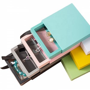 [Hot Item] Thickened Sealed Display Frame Earring Jewelry Box PE Film Gift Box