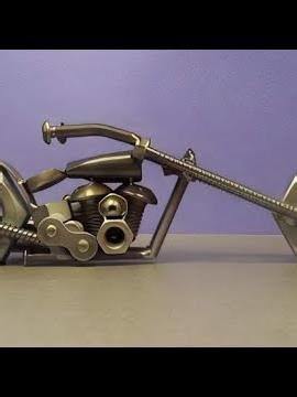 Iron Ideas for sculptures from waste materials. V 25 LXXXVIII.