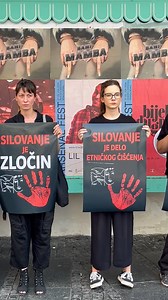 Marking the International Day for the Elimination of Sexual Violence in Conflict, activists gathered in Belgrade to urge the Serbian authorities to grant legal recognition to survivors of wartime rape. Read more: https://balkaninsight.com/2024/06/19/serbia-urged-to-recognise-wartime-sexual-violence-victims/ | Balkan Insight