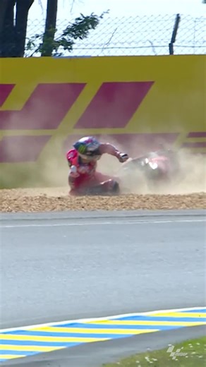 Three big names will have to go through Q1 tomorrow! 🤯 While Binder and Bestia crashed out in Practice Marc Marquez made a mistake in his last flying lap! 😲 #FrenchGP 🇫🇷 | MotoGP