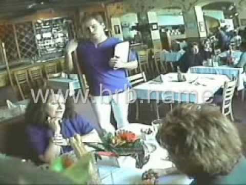 Waiter surprises the ladies with his HUGE ... [Very Funny!]