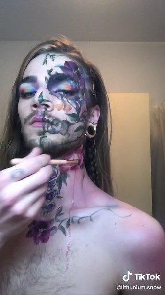 Creative Skull Makeup Transformation Tutorial