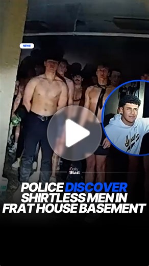 Shocking footage captured the moment police discovered 56 shirtless fraternity pledges smothered with slop in a dark University of Iowa frat house basement. The students were found by police and firefighters responding to a fire alarm at the Alpha Delta Phi frat house, the newly released police video showed. Bodycam footage showed the moment the authorities burst into the room and found what appeared to be an illegal hazing ritual. Read more at DailyMail.com #frat #university #college #enws | Da