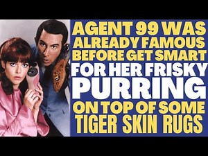 Agent 99 from "GET SMART" was already famous for her FRISKY PURRING on top of these TIGER SKIN RUGS!
