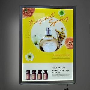 [Hot Item] Ultra Slim Snap Frame Light Box Restaurant Advertising Light Box