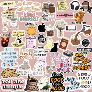 Stickers citation sarcastique, autocollants PNG meme drôle (téléchargement numérique) - Etsy France