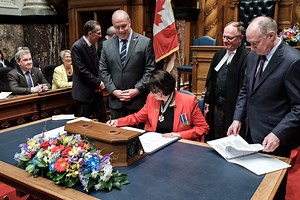 Janet Austin, OBC, sworn in as British Columbia’s 30th Lieutenant Governor