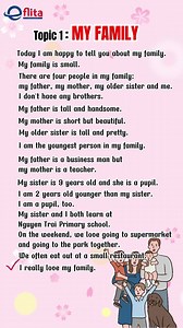 Luyện thuyết trình chủ đề gia đình ngay thôi #thuyettrinh #luyennoitienganh #hoctienganh #english #kids | Eflita Edu - Tiếng Anh Gia Đình