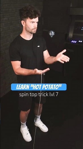 How to do Hot Potato - spin top trick lvl 7 #spintop #tutorial