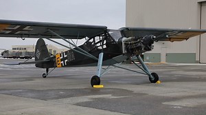 F is for the Fieseler Storch! #MuseumAlphabet The Storch was the Luftwaffe’s main short take-off and landing (STOL) aircraft. It was used in reconnaissance, aircrew recovery and light bombing missions. Erwin Rommel and Winston Churchill famously used it. What Italian leader did a Storch rescue? | Flying Heritage & Combat Armor Museum