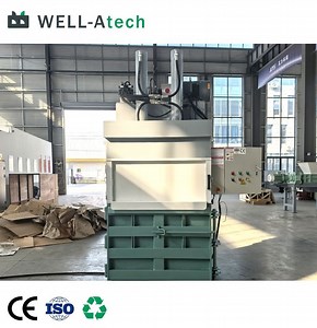 [Hot Item] Compactor Machine for Waste Paper Plastic Cardboard Scrap Metal Textile Industrial Vertical Hydraulic Baling Press Baler