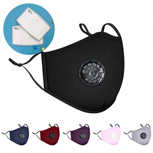 [Hot Item] High Quality Cotton Reusable Face Mask with Active Carbon Filter