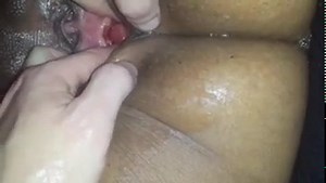 Peehole stretching(almost a fist)
