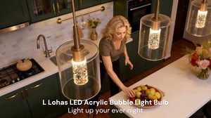 L LOHAS LED Light Bulbs,E26 LED Bulbs Soft White 3000K,40W Equivalent,500 Lumen Dimmable,5 watt Acrylic Bubble Light Bulb Replacement for Vanity Lighting Fixtures,Chandeliers,Wall Sconces 3 Pack