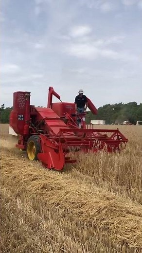 Massey Ferguson 780 Special Combine Harvester Weeting Steam Rally 2022