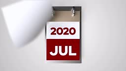 Timelapse Kalender Tahun 2021