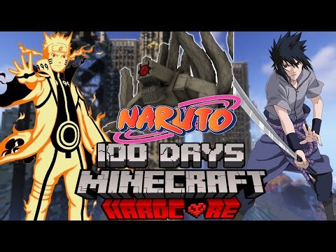 I SPENT 100 DAYS IN NARUTO MINECRAFT