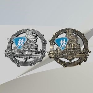 [Hot Item] High Quality Design Metal Gold Silver Bronze Graduation Student Cookies Chess Medal for Neck Ribbon