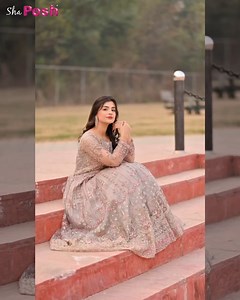 7.9K views · 209 reactions | #weddingseasonwithshaposh ✨爵 Outfit details  Stitched | 3pc You can search article code 1032-ST on our website for instant access to this article Shop now https://bit.ly/3HnH9Kz #lookingPosh #stylewithshaposh #weddingseasonwithshaposh #shaposh www.shaposh.pk | Sha Posh | Facebook