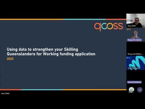 Using data to strengthen your Skilling Queenslanders for Work funding application