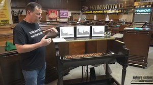#588 Hammond B3 with Black Ebony Stain Lacquer Finish. Grant Explains the Recapping of Generator. Tech Talk. A deep dive into full rebuild of a Hammond B3 tone generator. | Keyboard Exchange International