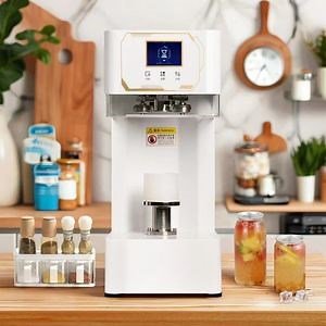 [Hot Item] Automatic Pet Plastic Easy Open Can Sealing Seamer Machine