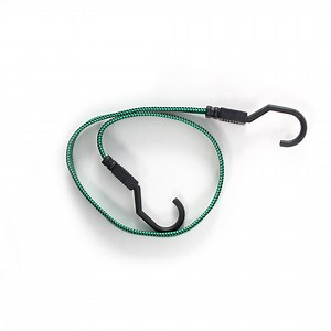 [Hot Item] 8mm Flat Elastic Rubber Adjustable Bungee Cord Bicycle Luggage Belt Rubber Bungee Cord with Heat Treated Plastic Hooks