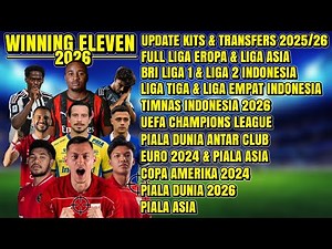 WINNING ELEVEN 2012 MOD 2026| NEW UPDATE FULL TRANSFERS & KITS 2025/26