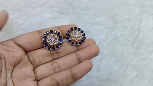 23 reactions | Exclusive stone earrings|single piece collection|whatsapp 087542 52999 | Sri Hari Fashions | Facebook