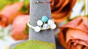 #Beebeecraft #Wire Wrapping #Ring with Glass #Beads. Completely smitten with these gems! 殺 Click to shop now and embrace style like never beforehttps://bit.ly/3fbUYxm | Lovehobbycraft | Facebook