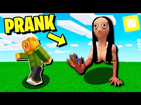 I got pranked by MOMO in minecraft..