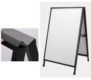 [Hot Item] Outdoor Windproof Iron Foldable Double-Sided Poster Advertising Display Stand