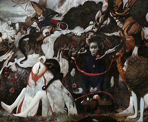 Humanity twists and tangles together in ‘Oblation’ by Pavel Guliaev as beings sacrifice every part of themselves for one another. Is sacrifice the basis of our very beings? Or are we simply being misled into these sacrificial acts? | Beautiful Bizarre Magazine