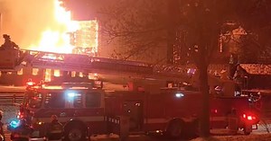 Fire at Hawley grain elevator