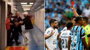 Shocking moment director attempts to STORM VAR room after disallowed goal