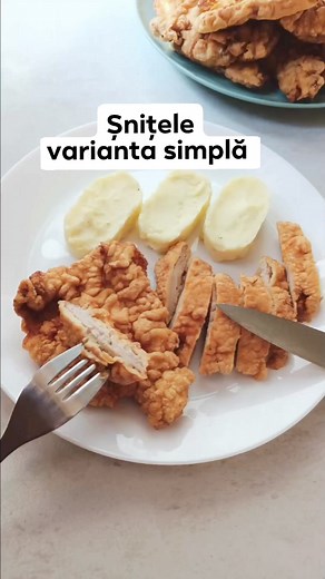 Schnitzel. Simple and quick version. ✨ I make a lot because mine likes both hot and cold and "walk" to the fridge until finish them 🙃😋 ☑️ Ingredients for 20 pieces: 1.2 kg boneless pork chop 8 eggs 120-150 gr all purpose flour 1 teaspoon salt black pepper to taste 2-3 tablespoons soda Fry for 3 minutes on each side, on medium heat. Cook with love! 🥰 # #schnitzel#easyrecipe#easycooking#recipe#recipes#instafood#foodvideo#reels#fbreels#romaniancook#delicious | RomanianCook