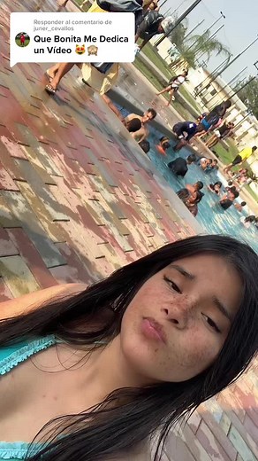 Enjoying a Sunny Day at the Public Swimming Pool