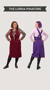 5.1K views | Our new Lorna Pinafore is a real outfit unlocker, she’s going to work with all the tops, blouses and shirts you already have in your wardrobe  We love Lorna paired with the Adelle Top, the Pussy Bow Blouse and the Roxy Jumper, but the possibilities are truly endless! #soilornapinafore #sewoverit #soipatterns #autumnsewing #sewistsofinstagram | Sew Over It | Facebook