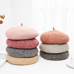 Watch Knitted Beret Hats for Women French Berets Hat for Girls on Amazon Live