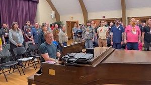 3K views · 128 reactions | A taste from our upcoming shows! Portland Gay Men’s Chorus “Light up the Night” December 12-14 Newmark Theatre https://portland-gay-mens-chorus.my.salesforce-sites.com/ticket/#/events/a0SPC000002pZx32AE Excerpt: “Sure on this Shining Night” by Morten Lauridsen | David Saffert Piano | Facebook